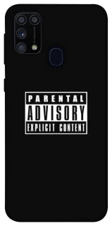 Чохол на Samsung Galaxy M31 Parental Advisory Label фото 1 Чохол на Samsung Galaxy M31 Parental Advisory Label фото 1 з 1