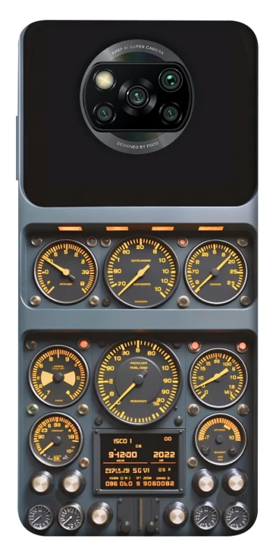 Чохол на Xiaomi Poco X3 NFC / Poco X3 Pro Airplane instrument panel фото 1 з 1