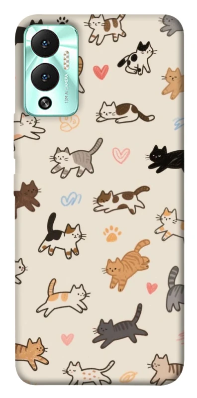 Чохол на Infinix Hot 12 Play Cat style ver.2 фото 1 з 1