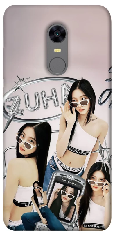 Чехол на Xiaomi Redmi 5 Plus / Redmi Note 5 (Single Camera) Kazuha v2 - LE SSERAFIM фото 1 из 1