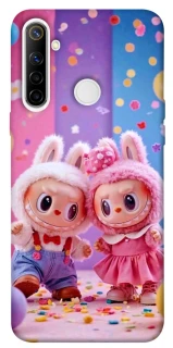 Чехол на Realme 6i Labubu twins ver.3 фото 1 из 1