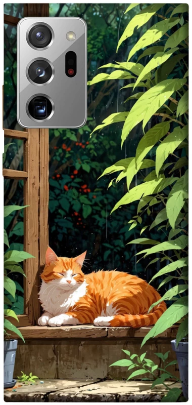 Чохол на Samsung Galaxy Note 20 Ultra red cat фото 1 з 1