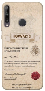 Чехол на Huawei P40 Lite E The Hogwarts acceptance letter фото 1 из 1