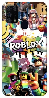 Чехол на Samsung Galaxy M31 Roblox Characters Collage фото 1 из 1