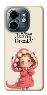 Чехол на Infinix Smart 9 4G / Hot 50i Make today great фото 1 из 1