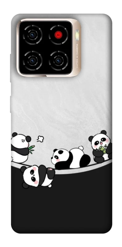 Чехол на ZTE Blade A56 Four pandas фото 1 из 1