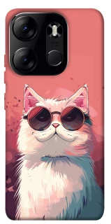 Чехол на Tecno Spark Go 2023 Сat with glasses фото 1 из 1