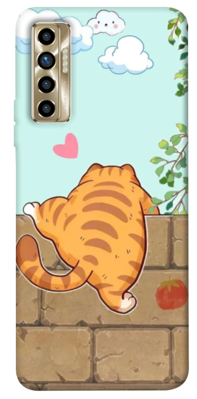 Чохол на TECNO Camon 17P Cat the meow фото 1 з 1