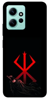Чохол на Xiaomi Redmi Note 12 4G Berserk Red Logo фото 1 з 1