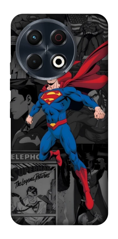 Чехол на TECNO Spark 30 Pro (KL7) superman comics фото 1 из 1