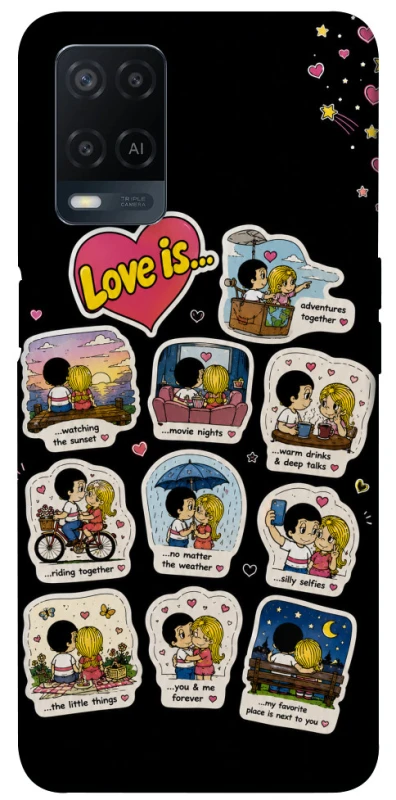 Чохол на Oppo A54 4G Love is ver.4 фото 1 з 1