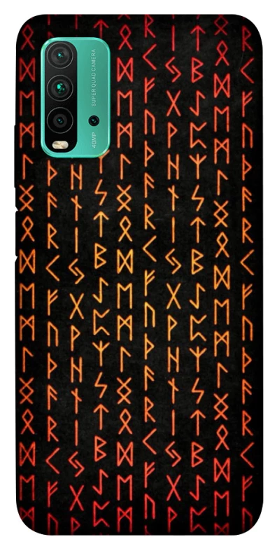 Чехол на Xiaomi Redmi Note 9 4G / Redmi 9 Power Руны фото 1 из 1