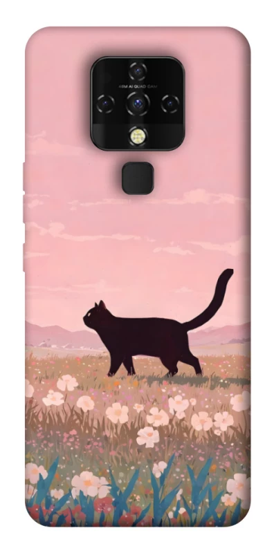 Чохол на TECNO Camon 16 SE cat on a field фото 1 з 1