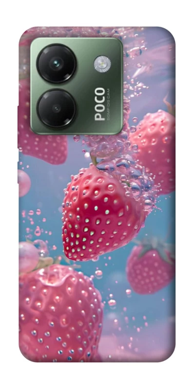 Чохол на Xiaomi Poco M7 pro 5G Полуниця в воді фото 1 з 1