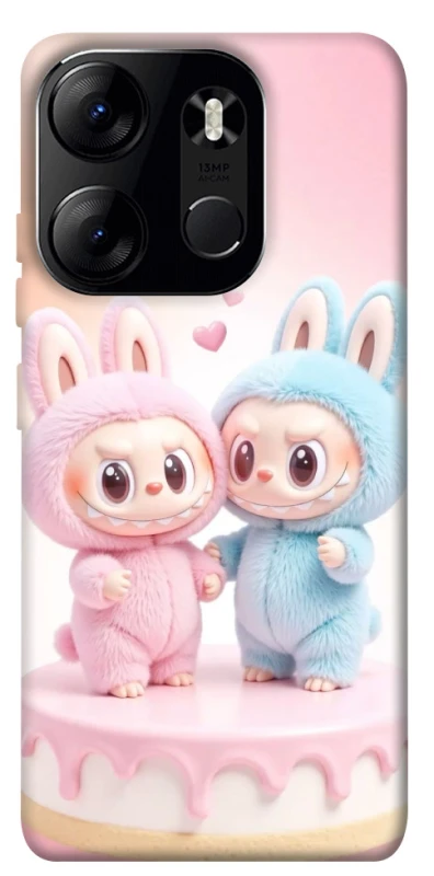 Чехол на Tecno Spark Go 2023 Labubu Twins фото 1 из 1
