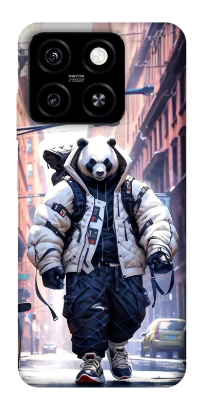 Чехол на ZTE Blade A55 4G Панда курьер фото 1 из 1