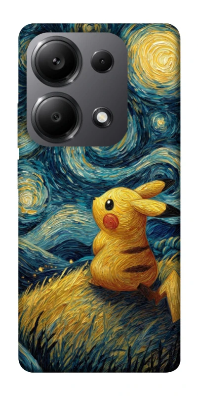 Чохол на Xiaomi Redmi Note 13 Pro 5G Pikachu and Van Gogh фото 1 з 1