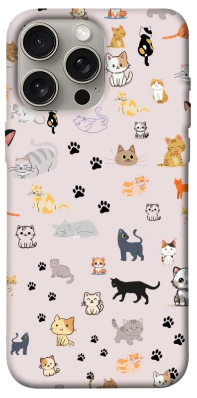 Чохол на Apple iPhone 15 Pro Max (6.7") Cat style ver.1 фото 1 з 1