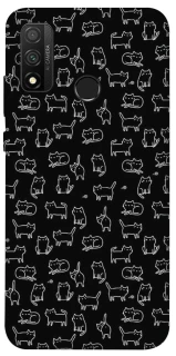 Чохол на Huawei P Smart (2020) Black Cats фото 1 з 1