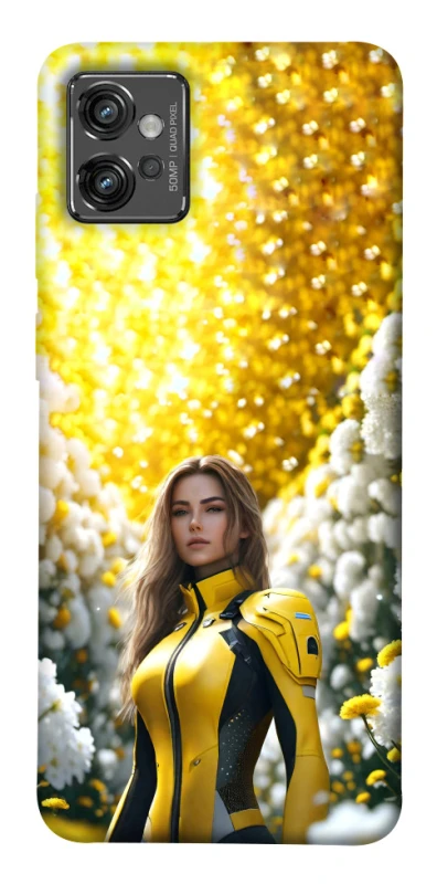 Чехол на Motorola Moto G32 Cyber space girl ver.2 фото 1 из 1