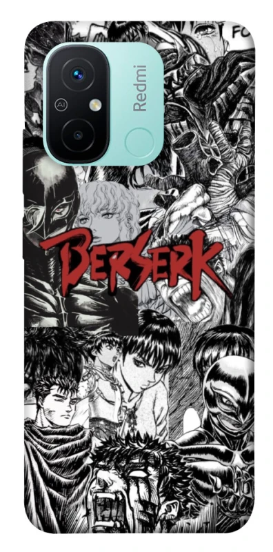 Чохол на Xiaomi Redmi 12C / Poco C55 Berserk Collage фото 1 з 1