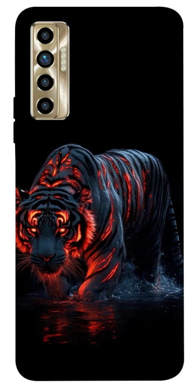 Чохол на TECNO Camon 17P fire tiger фото 1 з 1