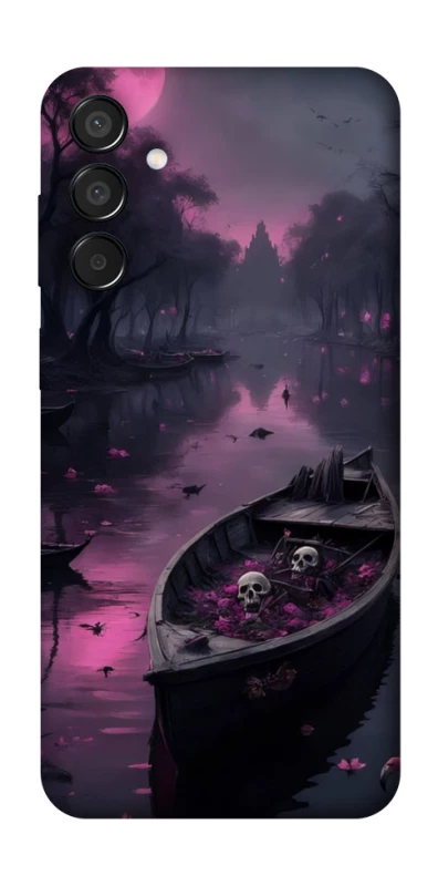 Чохол на Samsung Galaxy M15 5G Boat and flamingo фото 1 з 1