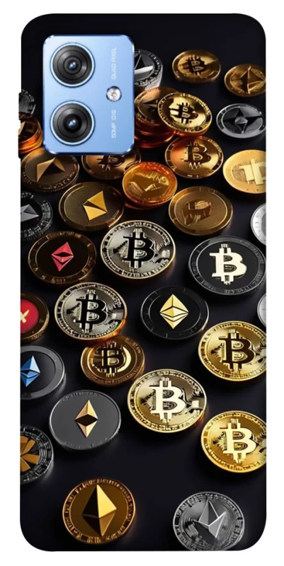 Чохол на Motorola Moto G84 Many coins фото 1 з 1