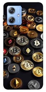 Чехол на Motorola Moto G84 Many coins фото 1 из 1