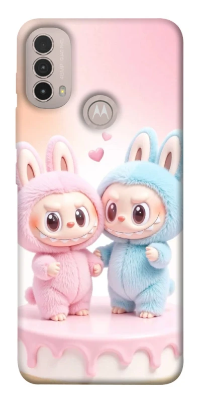 Чохол на Motorola Moto E40 Labubu Twins фото 1 з 1