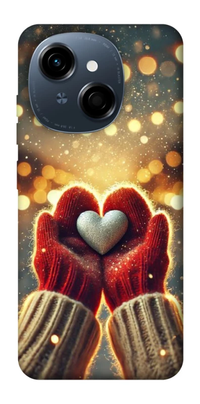 Чехол на TECNO Spark Go 1 Heart in hand фото 1 из 1