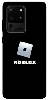Чехол на Samsung Galaxy S20 Ultra Roblox logo black фото 1 из 1