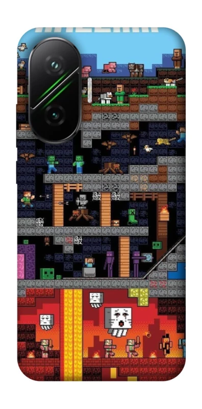 Чехол на Xiaomi Poco F7 Minecraft фото 1 из 1