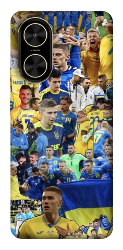 Чохол на Xiaomi Poco C71 UA-Football ver.6 фото 1 з 1