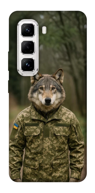 Чохол на Infinix Hot 50 Pro Вовк захисник фото 1 з 1
