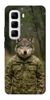 Чехол на Infinix Hot 50 Pro Волк защитник фото 1 из 1