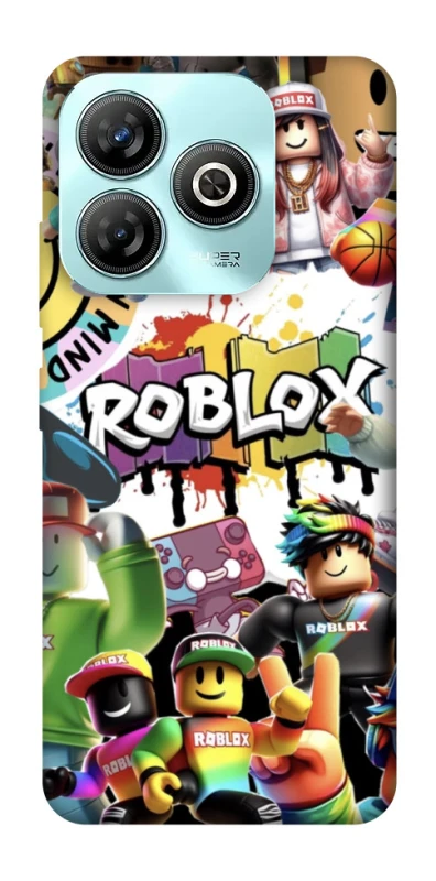 Чохол на ZTE Blade A75 4G Roblox Characters Collage фото 1 з 1