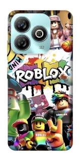 Чохол на ZTE Blade A75 4G Roblox Characters Collage фото 1 з 1