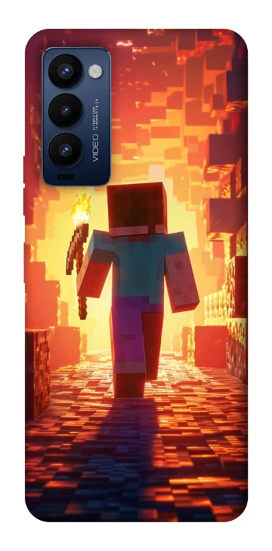 Чохол на TECNO Camon 18 Pro Minecraft adventure фото 1 з 1
