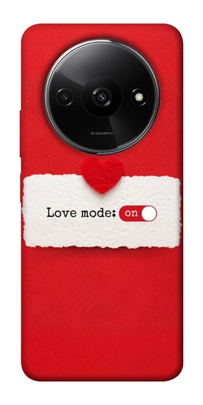 Чехол на Xiaomi Redmi A3 Love Mode ON фото 1 из 1