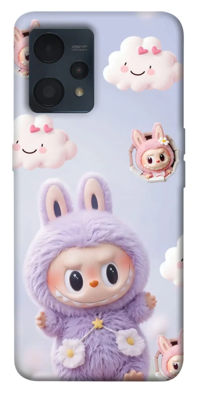Чехол на Realme 9 4G / 9 Pro+ Labubu & clouds фото 1 из 1