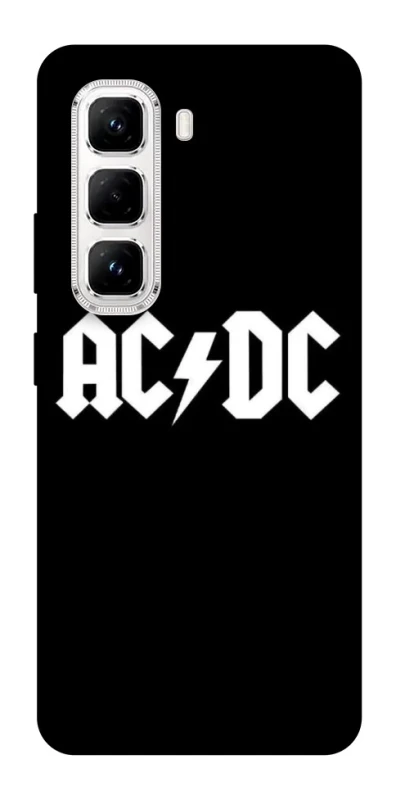 Чохол на Infinix Hot 50 Pro AC/DC logo фото 1 Чохол на Infinix Hot 50 Pro AC/DC logo фото 1 з 1