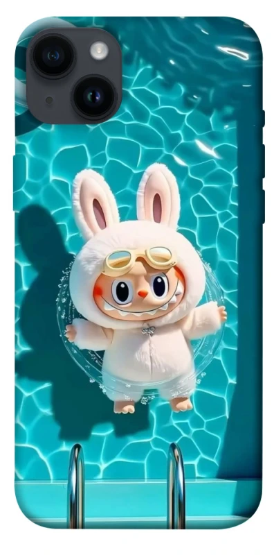 Чохол на Apple iPhone 14 Plus (6.7") Labubu in the pool ver.2 фото 1 з 1