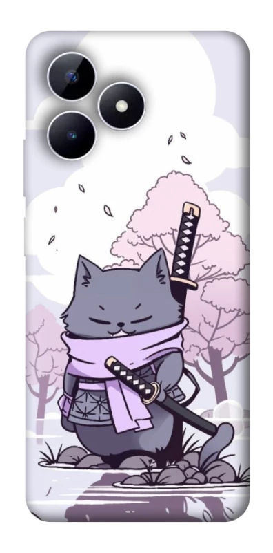 Чохол на Realme Note 50 5G Samurai cat фото 1 з 1