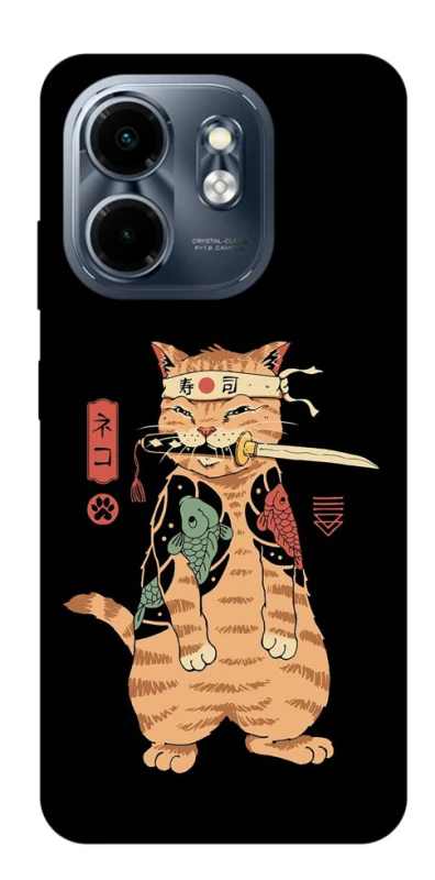 Чохол на Infinix Smart 9 4G / Hot 50i Кіт-самурай фото 1 з 1