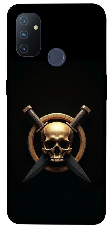 Чохол на OnePlus Nord N100 Golden Skull фото 1 з 1