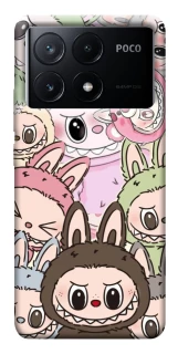 Чохол на Xiaomi Poco X6 All Labubu 3 фото 1 з 1