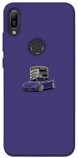 Чехол на Huawei Y6 (2019) Porsche purple фото 1 из 1