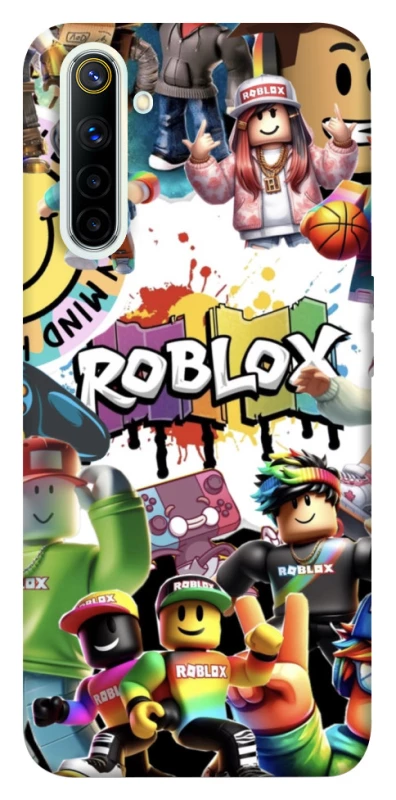 Чехол на Realme 6 Roblox Characters Collage фото 1 из 1