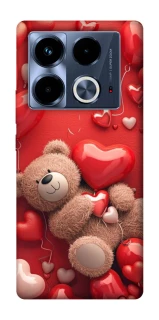 Чехол на Infinix Note 40 4G bear in hearts фото 1 из 1